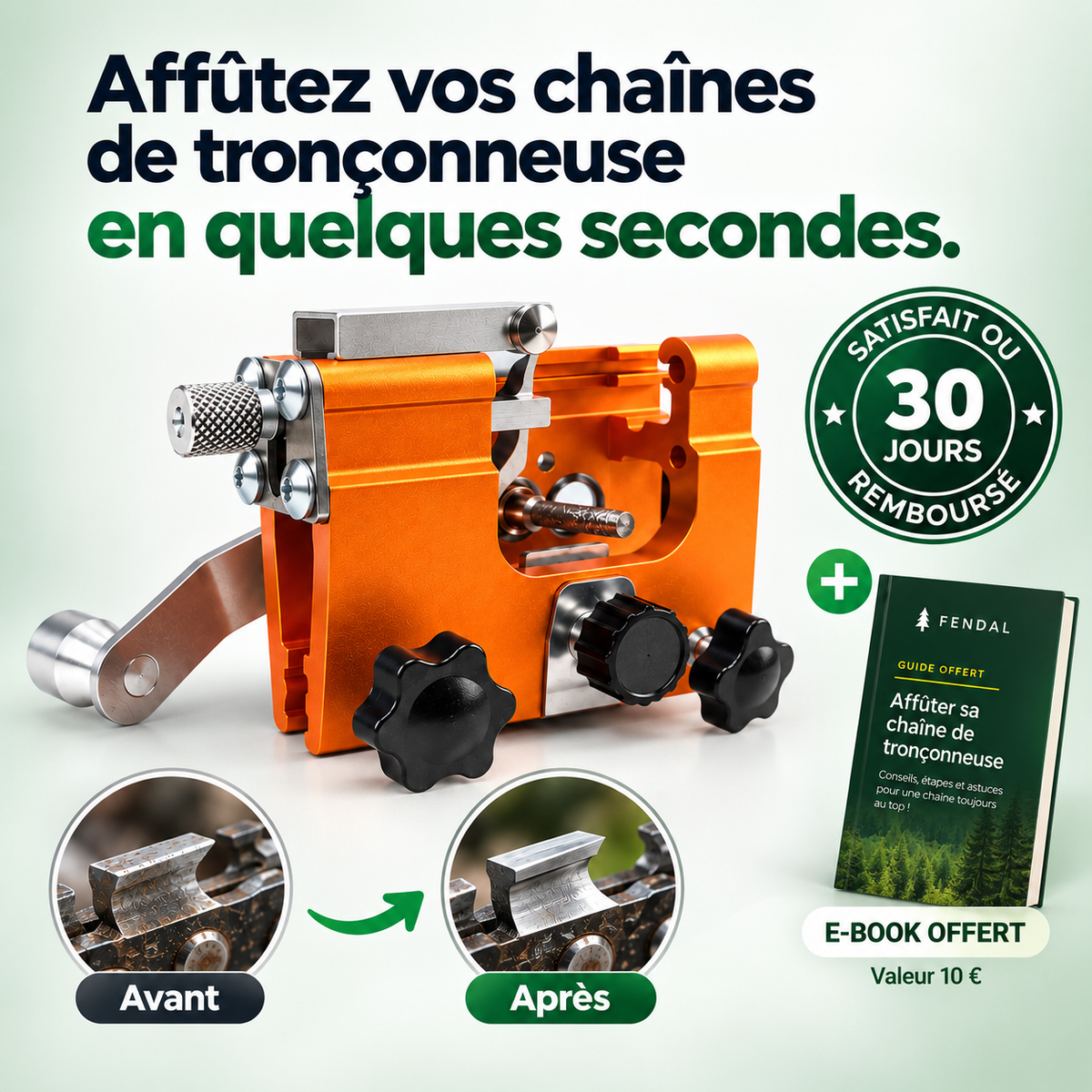 Fendal AF-30 — Affûteur de chaîne pour tronçonneuse